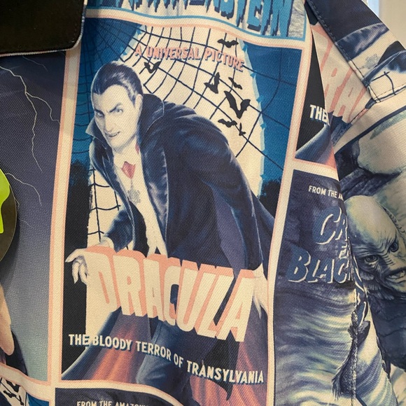 SOLD ON POP Dolls Kill X Universal Monsters Shirt button up - Picture 6 of 10